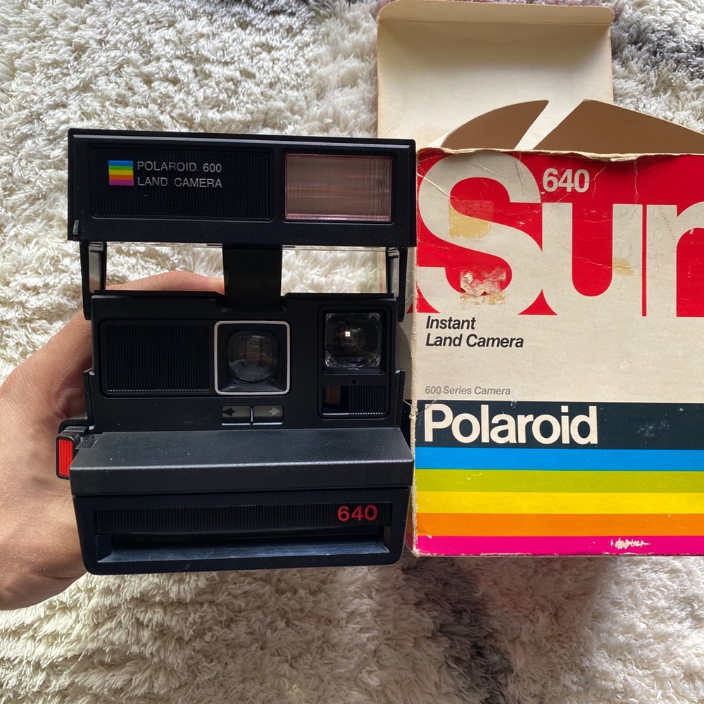 Polaroid 640 Land Camera with original box